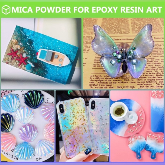 🌟81 Mica Powder Colors! 10g/Bottle of Natural Pigment Powders! Versatile uses! - Picture 5 of 7